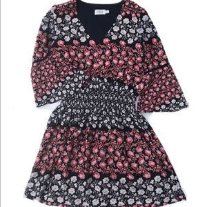 Eliza J Floral Dress Boho sz.10 3/4 length sleeve